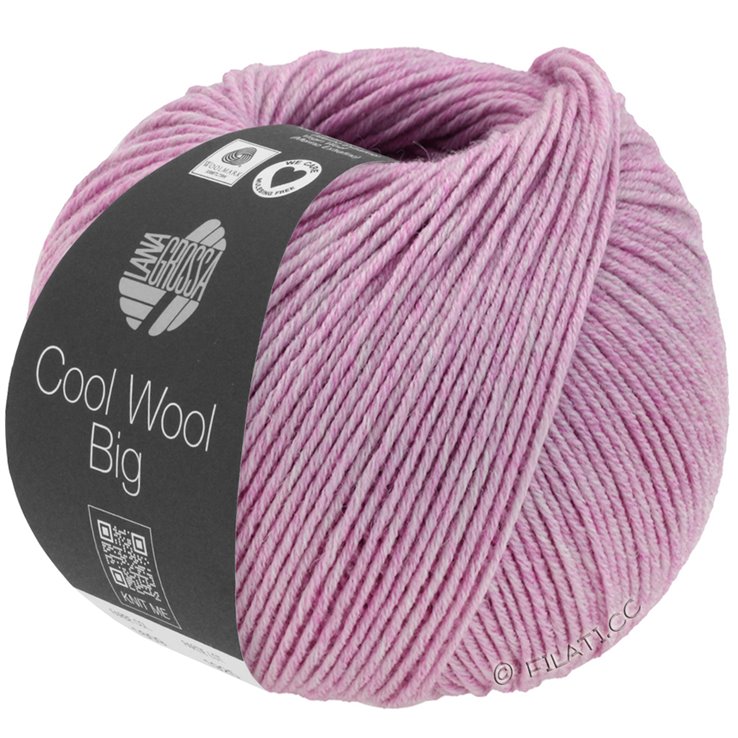 Lana Grossa COOL WOOL Big Mélange (We Care) | 1602-lilla puntinato