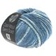 Lana Grossa COOL WOOL Semi Solid | 6509-marino/viola grigio puntinato