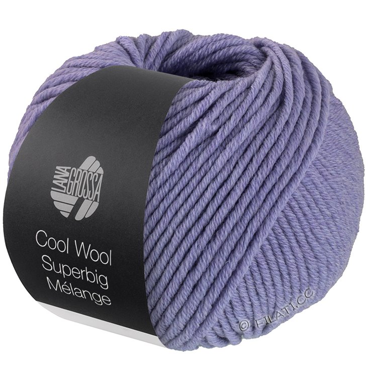 Lana Grossa COOL WOOL Superbig Mélange | 205-porpora puntinato