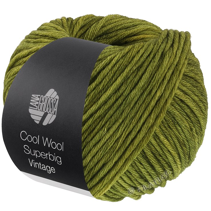 Lana Grossa COOL WOOL Superbig Vintage | 7261-oliva