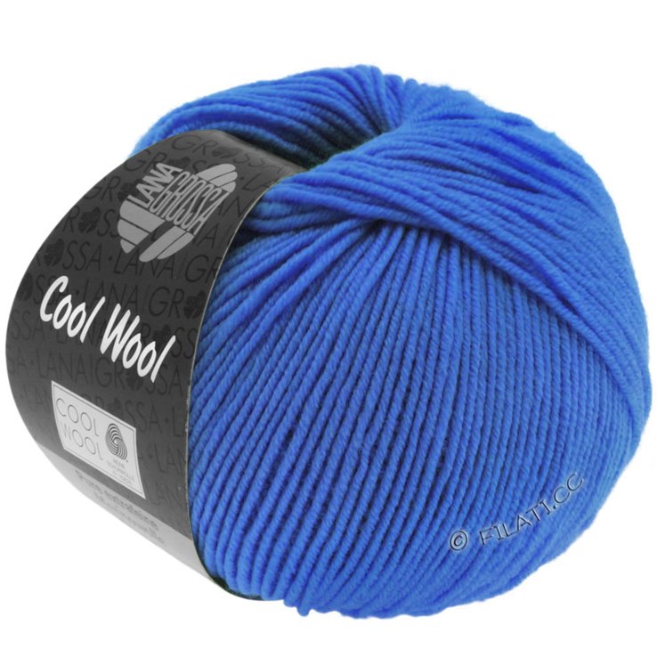 Lana Grossa COOL WOOL Uni/Melange/Neon | 0055-neon blu