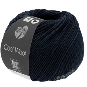 Lana Grossa COOL WOOL Mélange (We Care) | 1430-blu nero puntinato