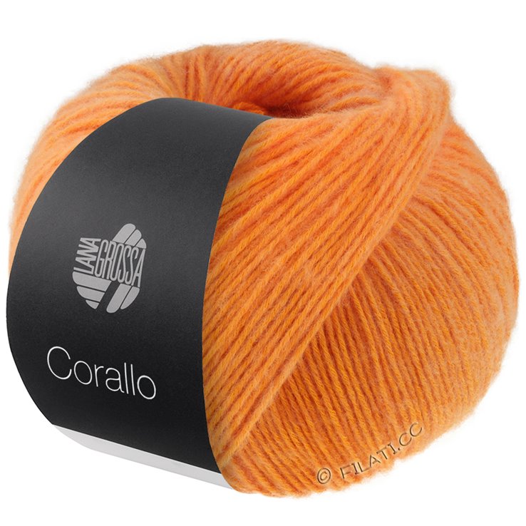 Lana Grossa CORALLO 100g | 01-mandarino/arancio