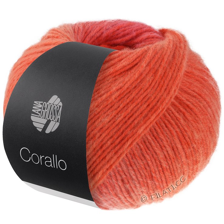 Lana Grossa CORALLO 100G | 02-lampone/rosso