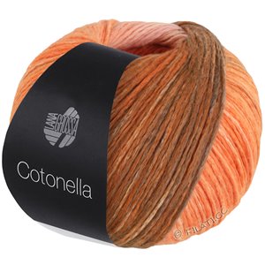 Lana Grossa COTONELLA | 06-albicocca/arancio salmone/arancio/verde giallo/verde scuro/verde nero/marrone noce