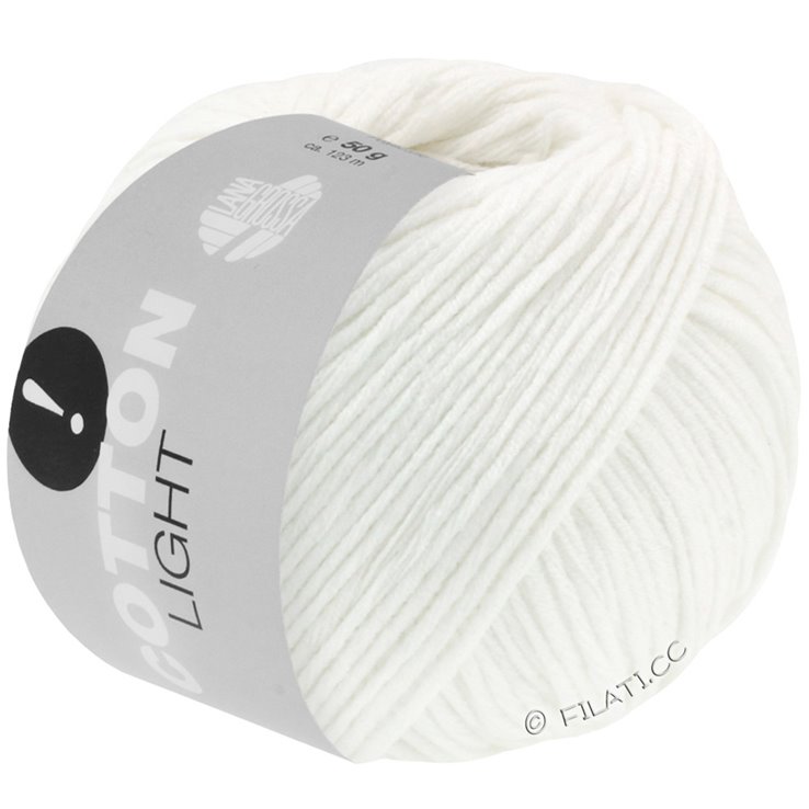 Lana Grossa COTTON LIGHT | 01-bianco
