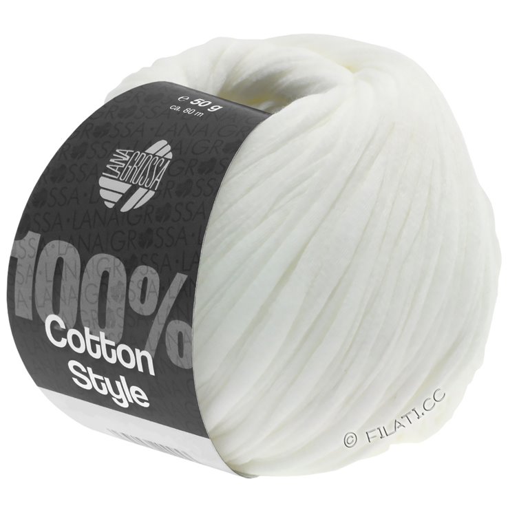 Lana Grossa COTTON STYLE | 01-bianco