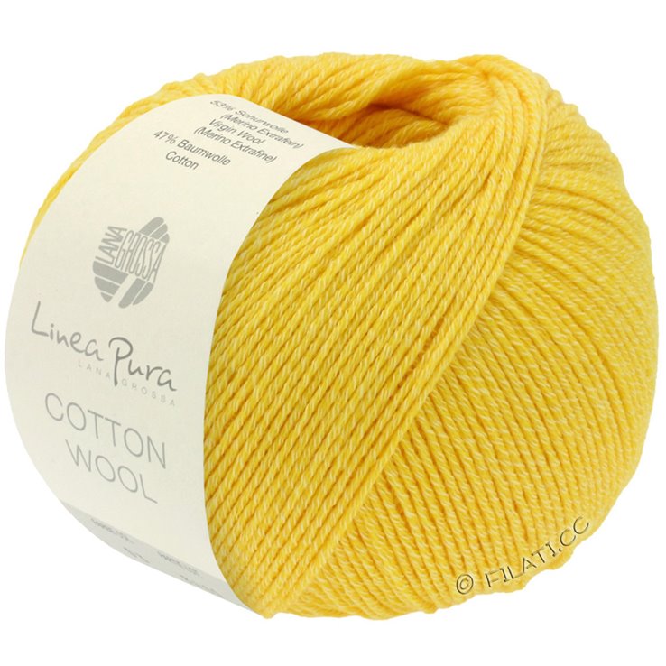 Lana Grossa COTTON WOOL (Linea Pura) | 13-giallo