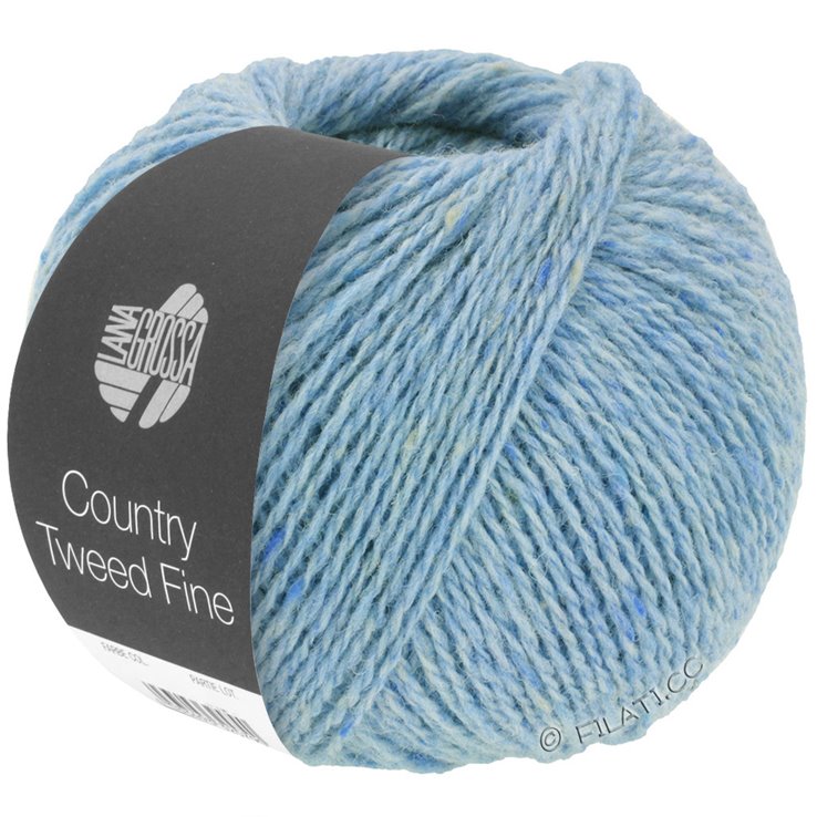 Lana Grossa COUNTRY TWEED Fine | 113-blu puntinato