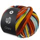 Lana Grossa CRAZY | 09-menta/turchese /blu ottanio/arancio/prugna