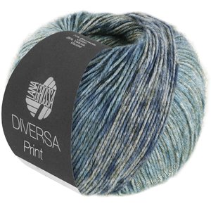 Lana Grossa DIVERSA PRINT | 105-grigio blu/grigio pietra/antracite/jeans/blu notte