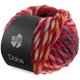 Lana Grossa DOLCE | 03-rosso vino/rosso chiaro/rosso grigio/antracite