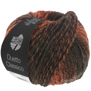 Lana Grossa DUETTO CLASSICO | 04-marrone rossiccio/marrone scuro/marrone nero