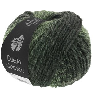 Lana Grossa DUETTO CLASSICO | 08-verde reseda/verde muschio/verde nero