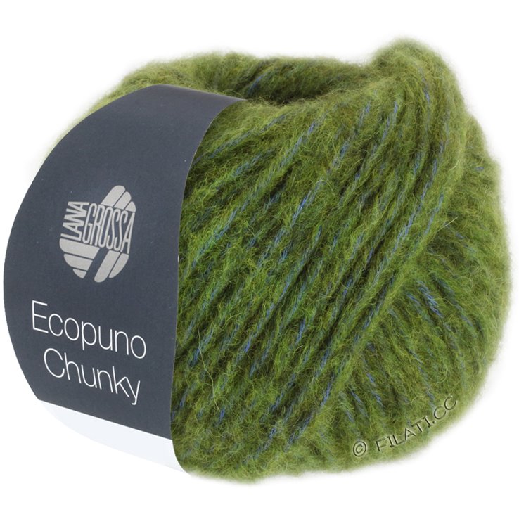 Lana Grossa ECOPUNO Chunky | 121-oliva scuro