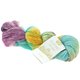 Lana Grossa ECOPUNO Hand-dyed | 507-blu chiaro/giallo/arancio/grigio/mora/turchese /blu nero