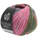 Lana Grossa ECOPUNO Print | 202-ottanio/rosa vivo/arancio/verde scuro/verde grigio