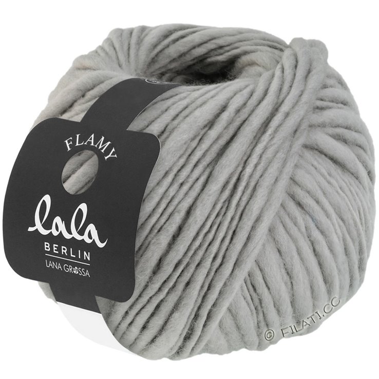 Lana Grossa FLAMY (lala BERLIN) | 005-grigio chiaro