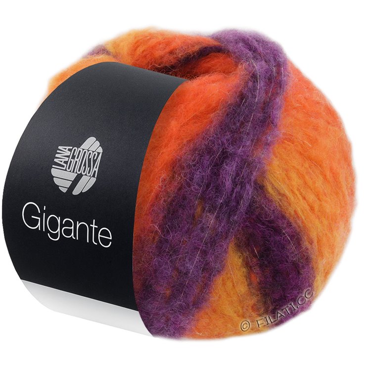 Lana Grossa GIGANTE | 02-viola scuro/giallo/porpora grigio/arancio/blu violetto
