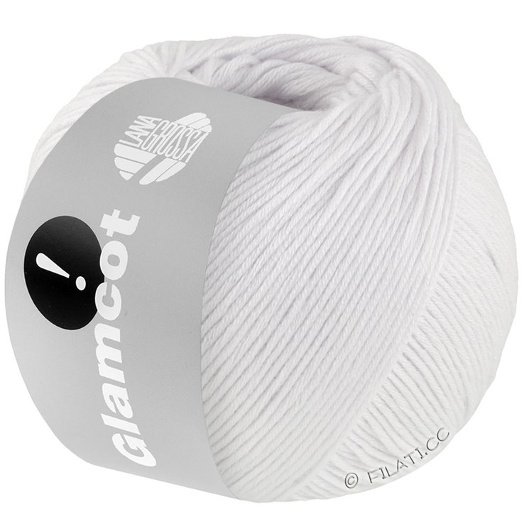 Lana Grossa GLAMCOT | 01-bianco