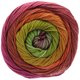 Lana Grossa GOMITOLO ALOHA | 312-verde grigio/fucsia/arancio salmone/argilla rosso/verde oliva