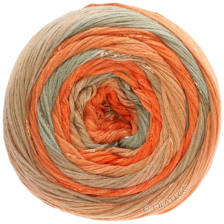 Lana Grossa GOMITOLO ESTATE | 301-arancio/terracotta/cammello/cachi