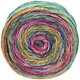 Lana Grossa GOMITOLO MEILENWEIT | 4017-verde turchese/rosa vivo/viola/marrone/verde giallo/arancio