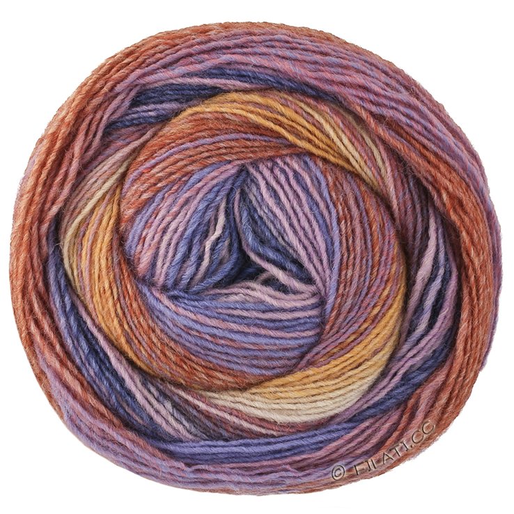 Lana Grossa GOMITOLO MODO | 621-malva/lilla/blu/blu scuro/palissandro/beige/ocra/torrone/marrone/grigio blu/grigio chiaro/grigio scuro