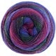 Lana Grossa GOMITOLO VERSIONE | 454-inchiostro blu/viola rosso/viola scuro/fucsia/verde foresta