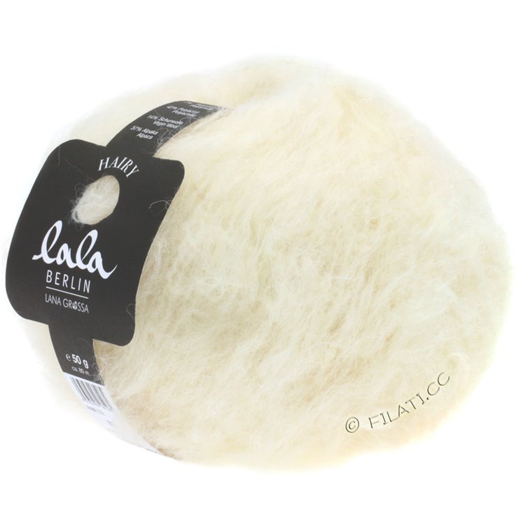 Lana Grossa HAIRY (lala BERLIN) | 01-ecru