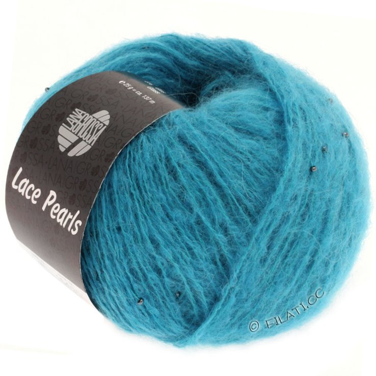 Lana Grossa LACE Pearls | 001-blu turchese