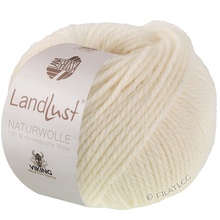 Lana Grossa LANDLUST Naturwolle | 01-lana bianca