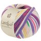 Lana Grossa LANDLUST DIE SOCKENWOLLE | 721-rosa/ecru/verde/blu violetto/giallo zafferano/rosa vivo/fucsia a strisce