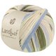 Lana Grossa LANDLUST DIE SOCKENWOLLE | 722-verde foresta/ecru/azzurro/beige chiaro/giada a strisce