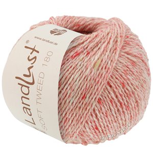 Lana Grossa LANDLUST Soft Tweed 180 | 112-rosso chiaro puntinato