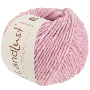 Lana Grossa LANDLUST Soft Tweed 90 | 18-rosa puntinato