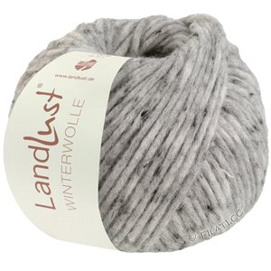 Lana Grossa LANDLUST WINTERWOLLE Tweed | 106-grigio chiaro puntinato