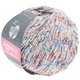 Lana Grossa LEGGERO II Print | 501-bianco/blu/rosso/turchese
