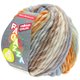 Lana Grossa LEI Tweed Color (Ragazza) | 404-natura/blu chiaro/marrone/arancio puntinato