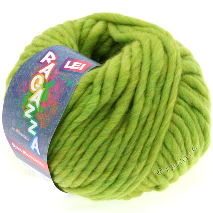 Lana Grossa LEI | 004-verde/giallo puntinato