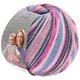 Lana Grossa LENA Print | 111-rosé/rosa vivo/grigio scuro/grigio blu/grigio chiaro