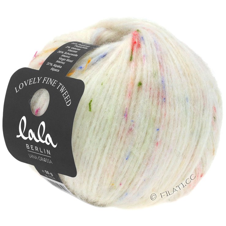 Lana Grossa LOVELY Fine Tweed (lala BERLIN) | 101-bianco