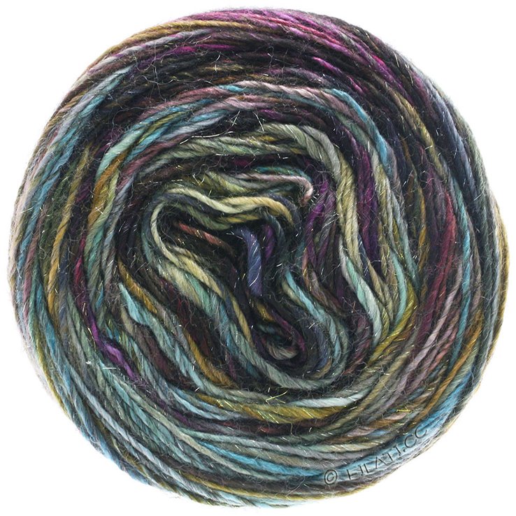Lana Grossa LUCIA | 201-grigio/beige/oliva/lilla/antracite/umero
