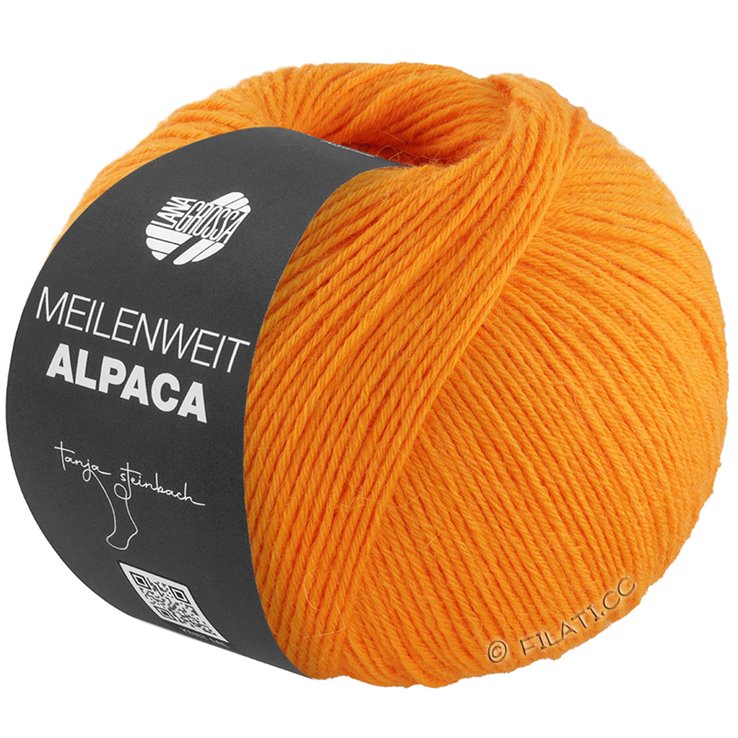 Lana Grossa MEILENWEIT 6-FACH 150g Alpaca | 1001-arancio