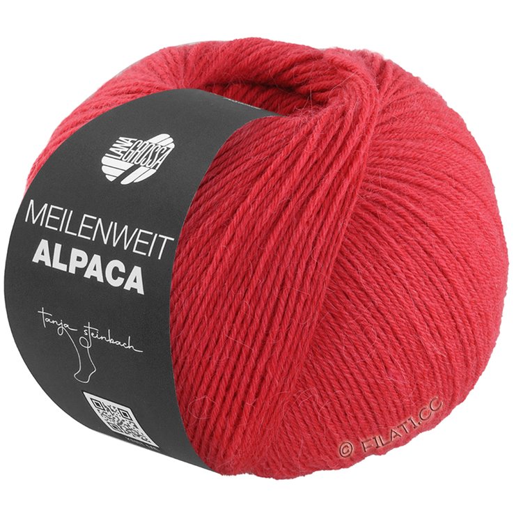 Lana Grossa MEILENWEIT 6-FACH 150g Alpaca | 1003-rosso