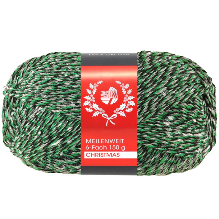 Lana Grossa MEILENWEIT 6-FACH 150g Christmas Snow Flake | 0324-