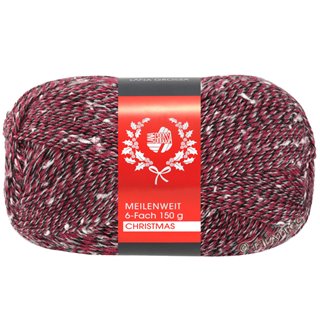 Lana Grossa MEILENWEIT 6-FACH 150g Christmas Snow Flake
