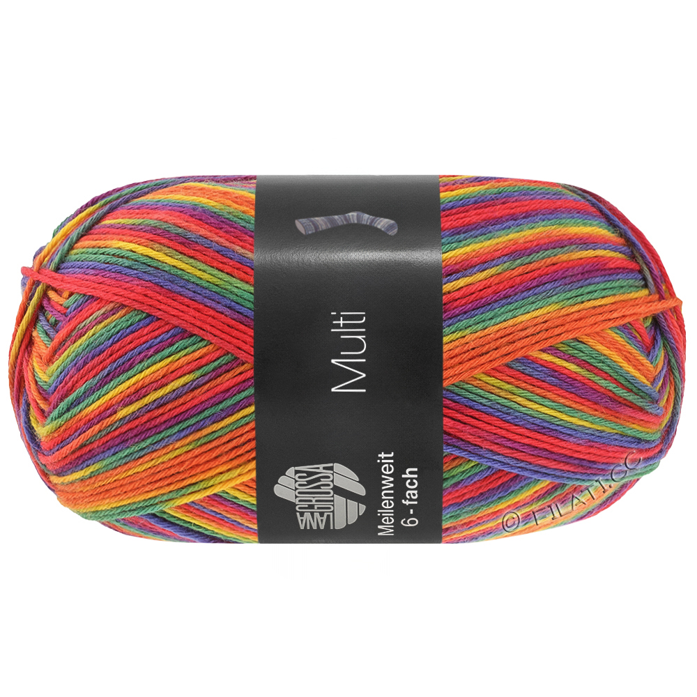 Lana Grossa MEILENWEIT 6-FACH 150g Multi