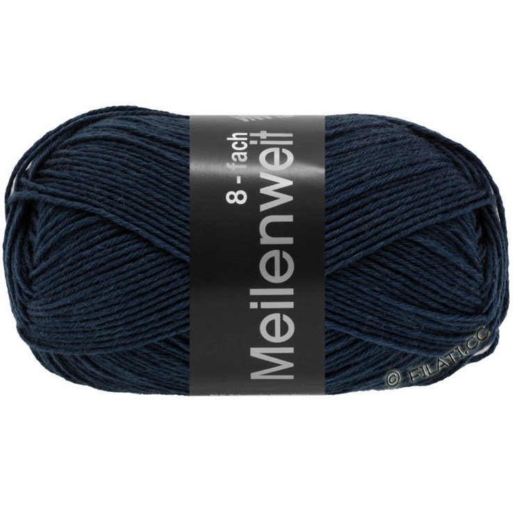 Lana Grossa MEILENWEIT 8-FACH 150g | 9556-blu notte