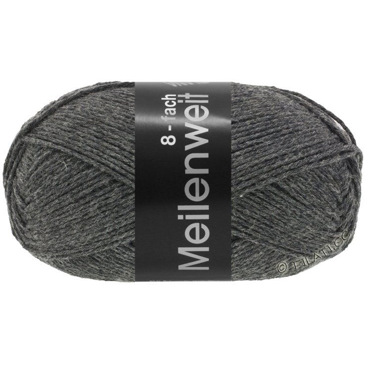 Lana Grossa MEILENWEIT 8-FACH 150g | 9557-antracite